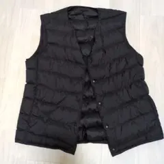 【匿名配送】LIFE&WORK DESIGN ダウンベスト AOKI 黒 LL