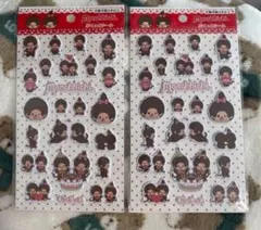 新品♡ モンチッチシールのぷくっとシール 立体シール ぷっくりシール　ボンドロ