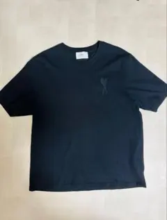 新品 AMI PARIS アミパリス 刺繍Tシャツ ネイビー L 男女兼用 - メルカリ