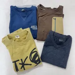 子供服まとめ売り【130.140】男の子　４点セット　トップス　冬服　トレーナー