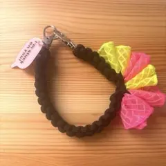 ハンドメイド♡パラコードハンドストラップ129