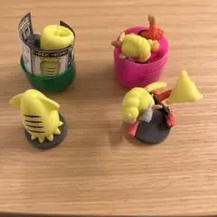 オクトリングイエロー、イカバンカー黄色　スプラトゥーン3チョコエッグ