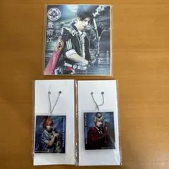 刀ミュ　静かの海のパライソ　スクラッチ　ミニ色紙　&  アクキー