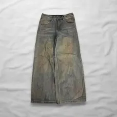 MENES YOLO ダメージ加工 バギーデニム