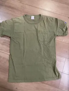 Champion T1011 オリーブ M Tシャツ