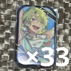 巴日和　スクエア缶バッジ　33点セット