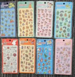 ディズニー PUKUPUKU シール　8パックセット