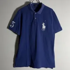 【2022年•正規品】ポロラルフローレン ビッグポニー 3刺繍 ポロシャツ L