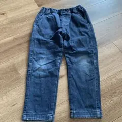 UNIQLO ウォームイージーパンツ デニム 110