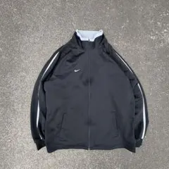 00s nike 短丈 track jacket y2k teck 人気 黒