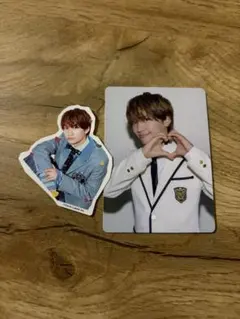 なにわ男子 藤原丈一郎 HARDWORK ファミクラストア盤 トレカ ステッカー