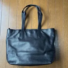 COACH メンズトート　ブラック本革