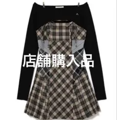確実正規品】andmary Karen check mini dress - メルカリ