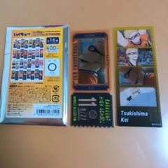 ハイキュー!!　トレーディングフォトグレイステッカー　月島蛍