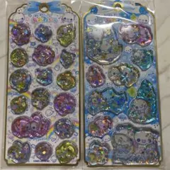 ❤*）様 正規品 あわわちゃん キラキラシール 『2枚セット！』 ①