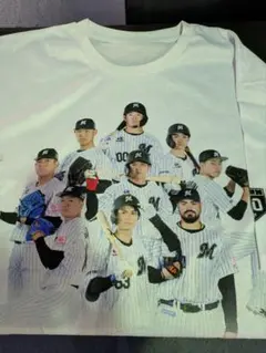 千葉ロッテマリーンズ 選手集合デザイン 和田康士朗選手 Tシャツ