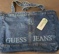 本日限定値下げ☆　GUESS JEANS　デニムトートバッグのサムネイル