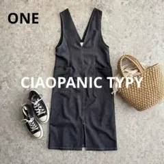 n675【CIAOPANIC TYPY】リネンライクVネックワンピースのサムネイル