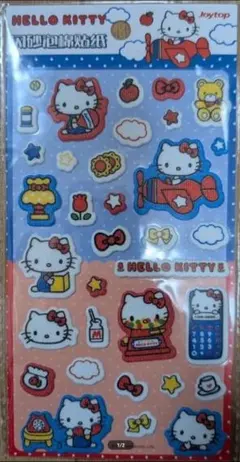 サンリオ　立体シール　海外　ライセンス　ハローキティ