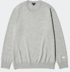 UNIQLO ユニクロ KAWS カウズ グレー カシミアクルーネックセーター