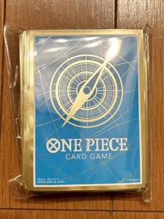 ワンピースカード　リミテッドカードスリーブ　スタンダードブルーゴールド　未開封