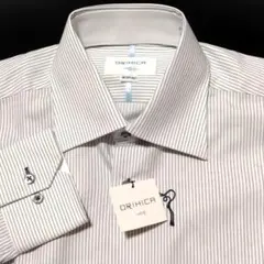 ORIHICA　オリヒカ　タグ付き未使用　ストライプ　ワイシャツ　形態安定