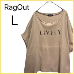RagOut ドルマンスリーブ カットソー プリント カジュアル
