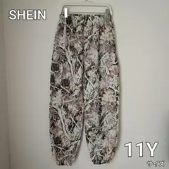 【11Yサイズ】SHEIN シーイン リアルツリー柄 迷彩柄 カーゴパンツ