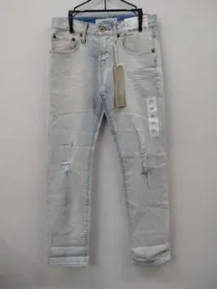 (10)UNIQLO 未使用 ライトブルースキニーデニム 新品
