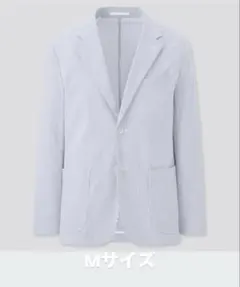 UNIQLO 感動ジャケット（シアサッカー・袖丈着丈標準）Mサイズ