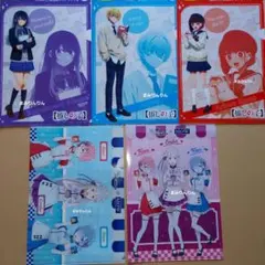 MOW Re:ゼロ クリアファイル&Asahi推しの子 クリアファイル5枚セット