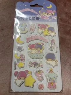 キキララ　フェルトシール　サンリオ　海外限定　正規品　ふわふわシール