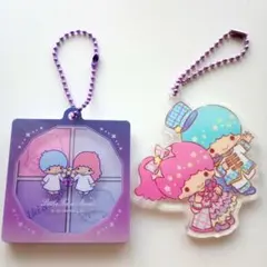 サンリオキャラクターズ　トレーディング　アイシャドウ風キーチェーン　キキララ