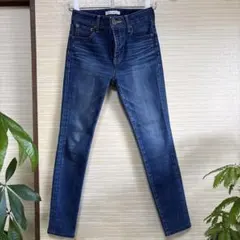 MOUSSY ダークブルー スキニーデニム