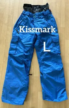 Kissmark キスマーク　スノーボードウェア パンツ　L 青