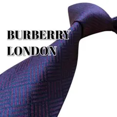 ★BURBERRY LONDON★　バーバリーロンドン　パープル系　イタリア製