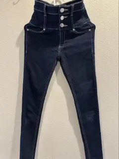EMODA エモダ　ELDER ハイウエストスキニーデニムパンツ　sサイズ