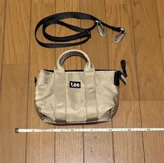 レア★未使用★「Lee」ミニバッグ ミニショルダーバッグ【ベージュ】ミニトート