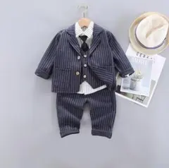 キッズ　スーツ　5点セット　フォーマル　セットアップ　入園卒園　100cm 新品