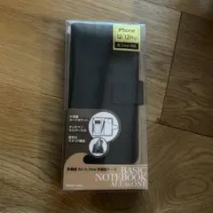 新品　iPhone 12/12 Pro 手帳型ケース レザー