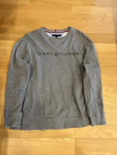 TOMMY HILFIGER グレー トレーナー メンズ