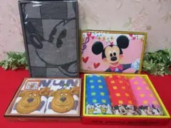 8AA2965 未使用　ギフトタオル4箱7枚セット　ミッキーマウスetc