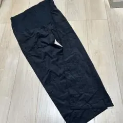 新品未使用　コーデュロイマタニティストレートパンツ　Mサイズ　黒