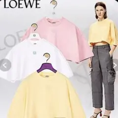 【LOEWE】アナグラム ショート オーバーサイズ Tシャツのサムネイル