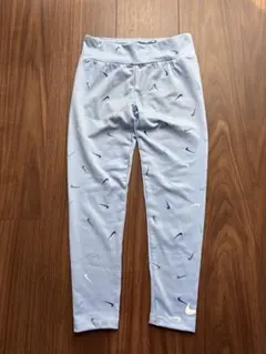 Nikeナイキ 水色 スパッツ レギンス タイツ ロゴデザイン