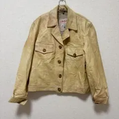 ヴィンテージ OBOCQ シープレザー ジャケット 羊革 S トルコ製 味あり