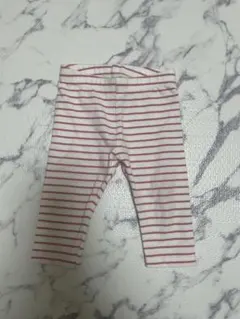H&M オーガニックコットン ストライプパンツ68(約70cm)
