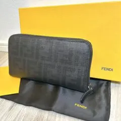 ✨美品✨　FENDI 長財布　ズッカ　ズッキーノ　ラウンドファスナー 2025年最新】フェンディ ズッキーノ 長財布の人気アイテム - メルカリ