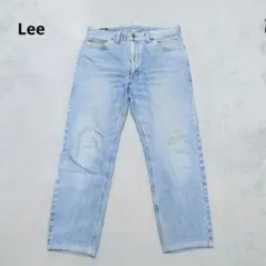 A4-4086　ストレートデニム　カジュアル　古着　34×31【Lee】
