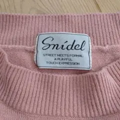 未使用・Snidel ピンク オフショルダー ニット